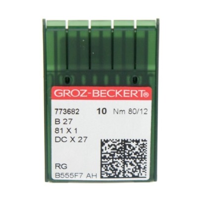 Иглы GROZ-BECKERT DCx27 (Bx27) №80/12 (уп.10шт.) (0)