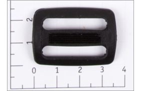 пряжка двухщелевая 25мм пластик цв черный (уп 100шт) дщ-25 пп купить по 1.3 - в интернет - магазине Веллтекс | Сочи
.