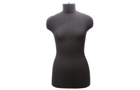 манекен женский р42 (84-62,5-90) мягкий цв чёрный купить по цене 9266 руб - в интернет-магазине Веллтекс | Сочи
