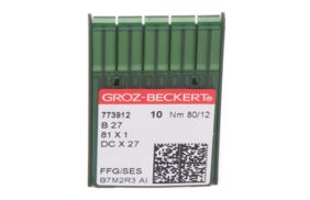 иглы groz-beckert dcx27ses №80 (уп.10шт.) купить по цене 252 руб - в интернет-магазине Веллтекс | Сочи
