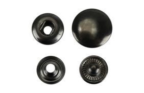 кнопка l-12 цв черный никель нерж шляпка 15мм, 3 ответные части 12,5мм (уп ок.72шт) veritas купить по цене 1063 руб - в интернет-магазине Веллтекс | Сочи
