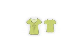 Лекала - шелковая блузка             шелковая блузка 4062. Скачать лекала в личном кабинете