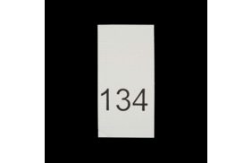 р134пб 134 - размерник - белый (уп.200 шт) купить по цене 78 руб - в интернет-магазине Веллтекс | Сочи
