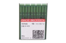 иглы groz-beckert dbxk5 №80 (уп.10шт.) купить по цене 153 руб - в интернет-магазине Веллтекс | Сочи
