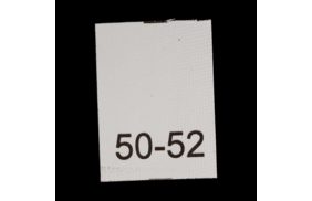 50-52 - размерник - ул - нейлон белый - 15х20 - (уп.200шт) купить по цене 78 руб - в интернет-магазине Веллтекс | Сочи
