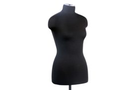 манекен женский р50 (100-79-106) мягкий цв чёрный купить по цене 9266 руб - в интернет-магазине Веллтекс | Сочи
